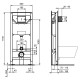 WC комплект за вграждане Tesi AquaBlade® BLACK R0523V3