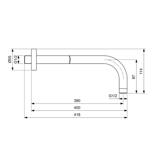 Комплект термостатна душ система Ceratherm C100 A7542AA