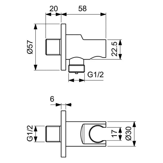 Комплект за вграждане Ceratherm T100 - A7573XG