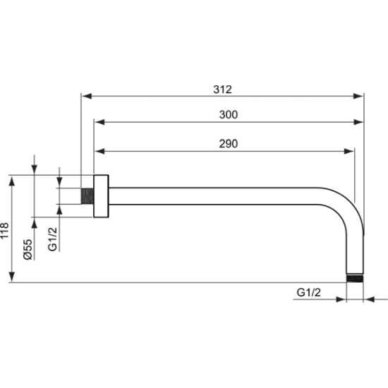 Комплект за вграждане със смесител за умивалник Esla BD002XC