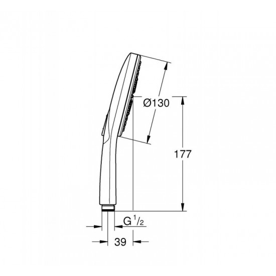 Ръчен душ Rainshower SmartActive 130 26574000