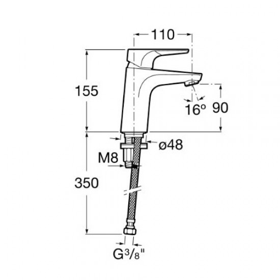 Смесител за мивка Cold Start Atlas A5A3090C00