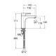 Смесител за мивка средна височина Cold Start L20 A5A3B09C00