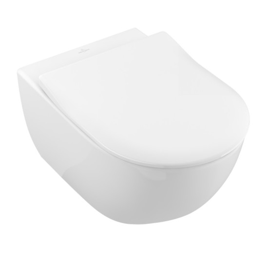 Комплект за тоалетна чиния и капак с забавено падане - Subway Direct Flush 37см