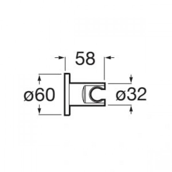 Държач за ръчен душ A5B1350NB0