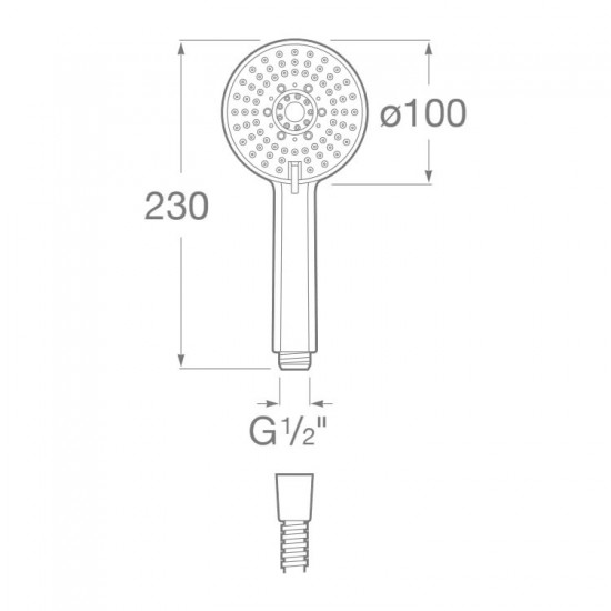 Душ слушалка Stella A5B1B03B00