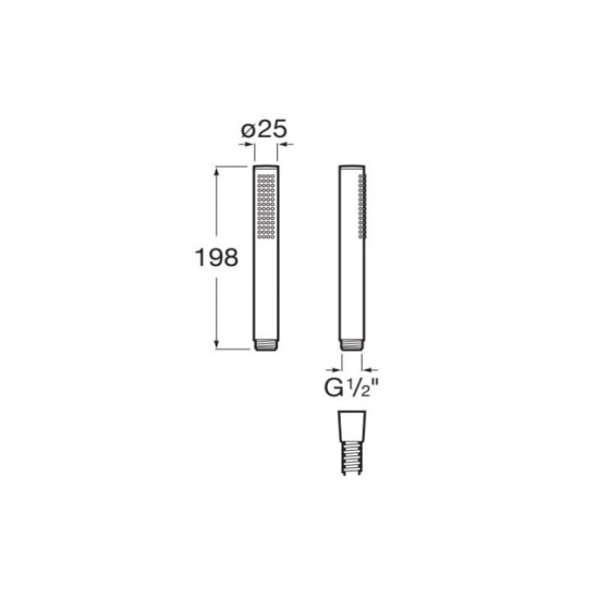 Ръчен душ Stella Stick A5B3750RG0