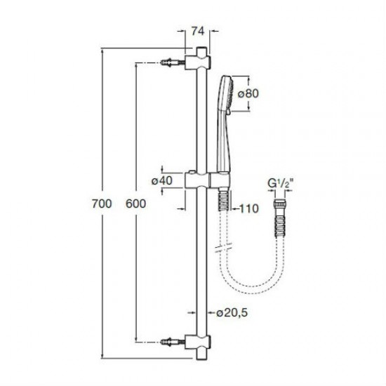 Душ комплект Stella A5B1403C00